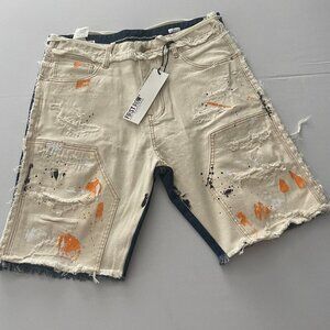 First Row Men's Jean Shorts Size 36 New with Tags 100% Authentic Brand